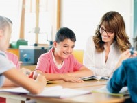 Teacher and student on a lesson.