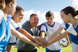 young soccer players