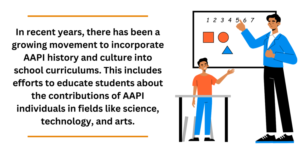 In recent years, there has been a growing movement to incorporate AAPI history and culture into school curriculums